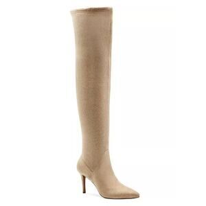 JESSICA SIMPSON Women's Abrine Over-The-Knee Boots Size 5.5 In Almond